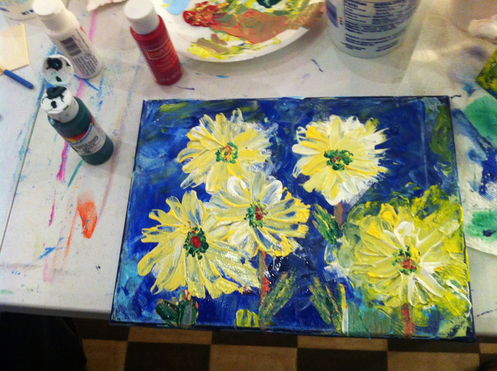 Push Past Ordinary Painting With A Credit Card Class at Art(ology)
