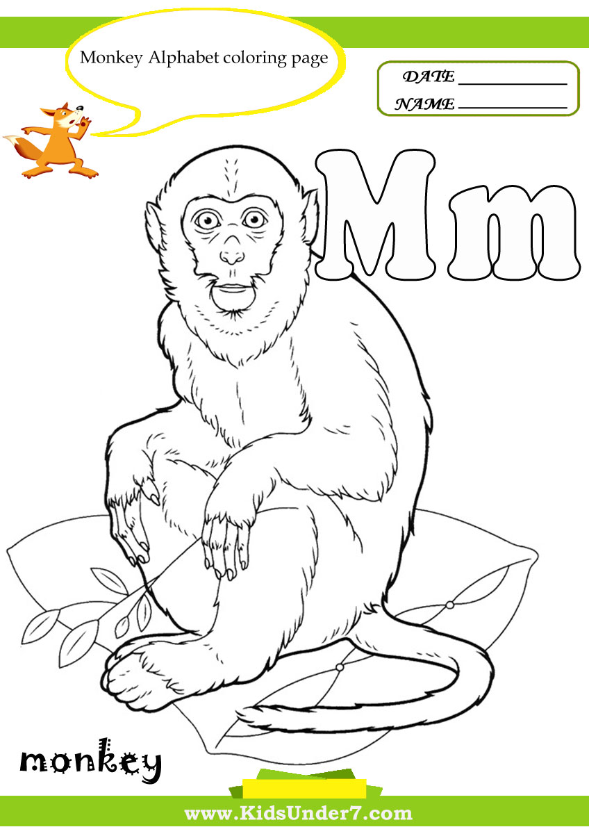 m word coloring pages - photo #24