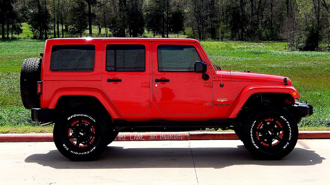 Matte Red Jeep Wrangler Jeep Choices