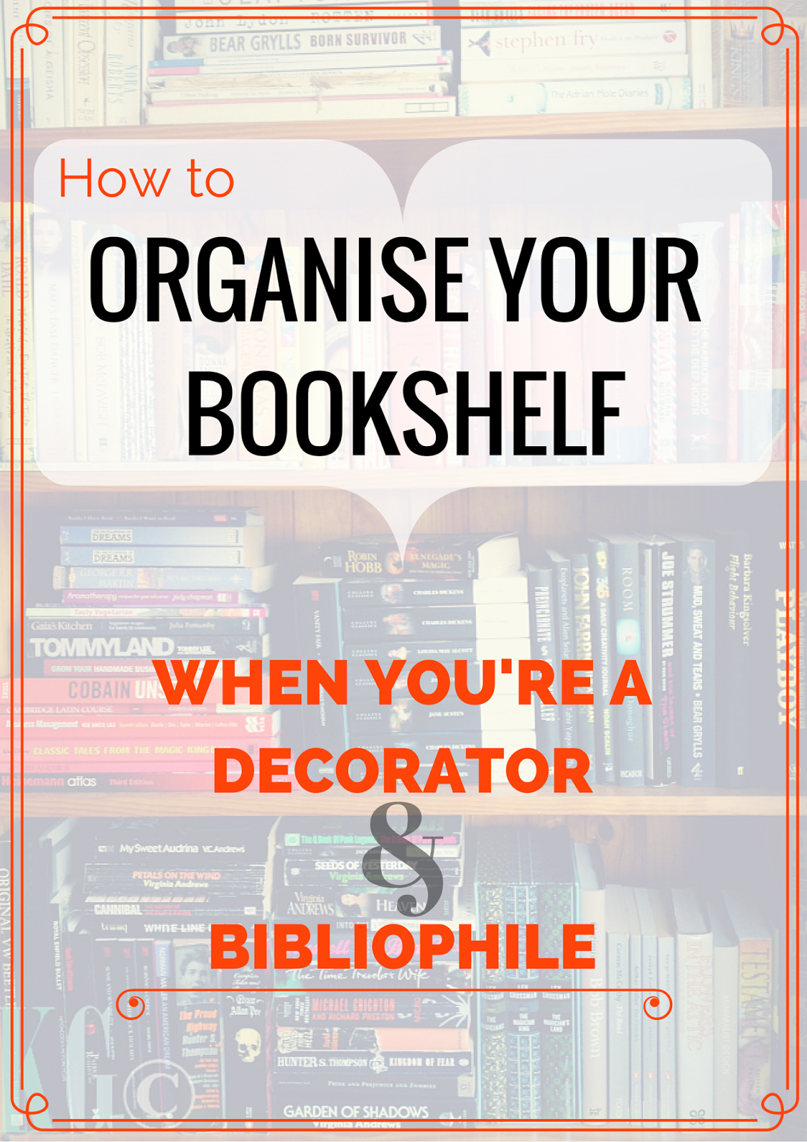 Kirsty Girl How to Organise Your Bookshelf When You're a Decorator and