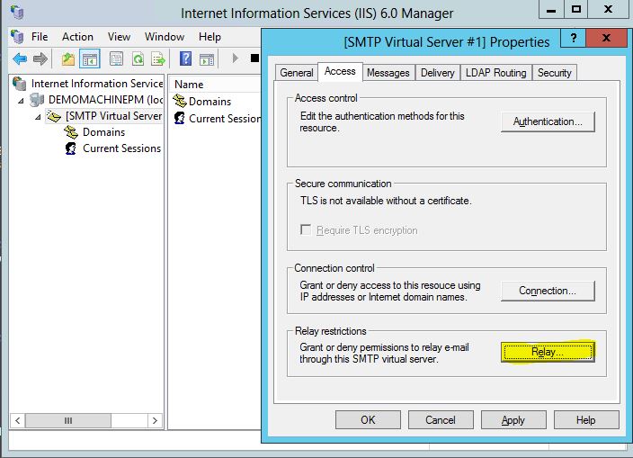 The server response was 550 5.7.1 unable to relay for