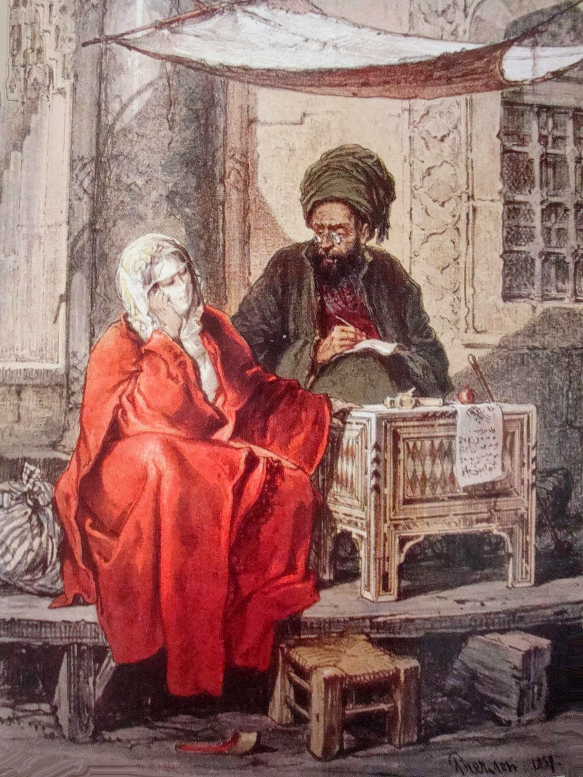  Lukisan  Masyarakat Empayar Uthmaniyyah OLEH Amedeo  