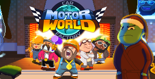 Games Android Hvga: Motor World: Car Factory v.1.464 Apk Mod [Unlimited