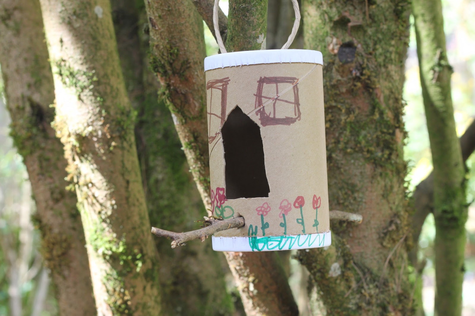Green Owl Art: Easy Bird Feeder Crafts