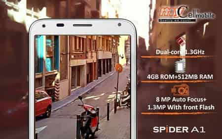 Mycell Spider A1 Mycell Spider A1 Smartphone