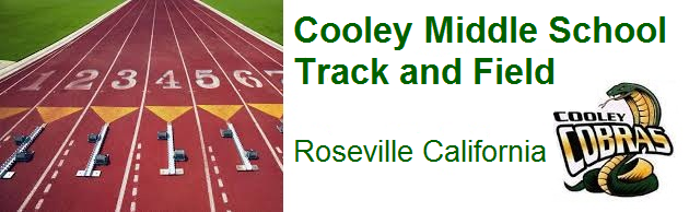 Cooley Middle School Track Team Cooley Middle School Track Team
