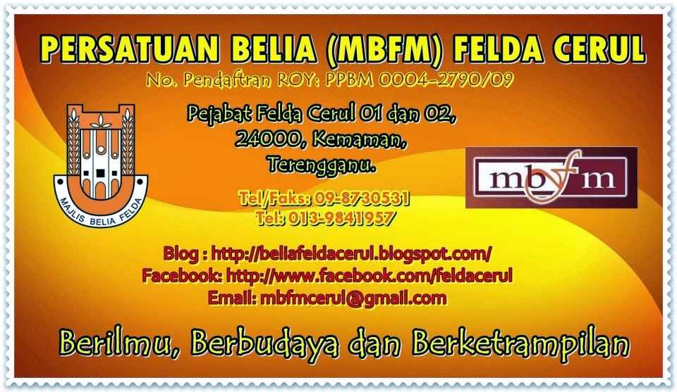 Persatuan Belia (MBFM) Felda Cerul, Kemaman