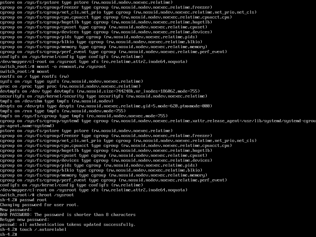 How to reset root password in Centos 7, Redhat 7 ,Fedora How to reset root password in Centos 7, Redhat 7 ,Fedora