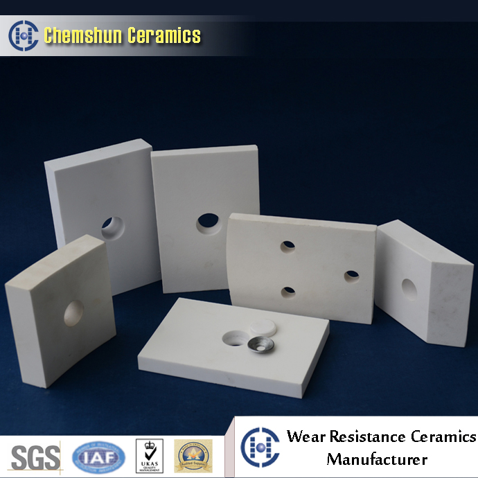 Wear maintenance solution by wear resistant ceramics