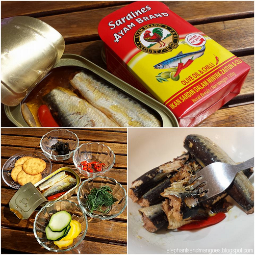 Ayam Brand™ Sardines On Savoury Crackers Elephants & Mangoes
