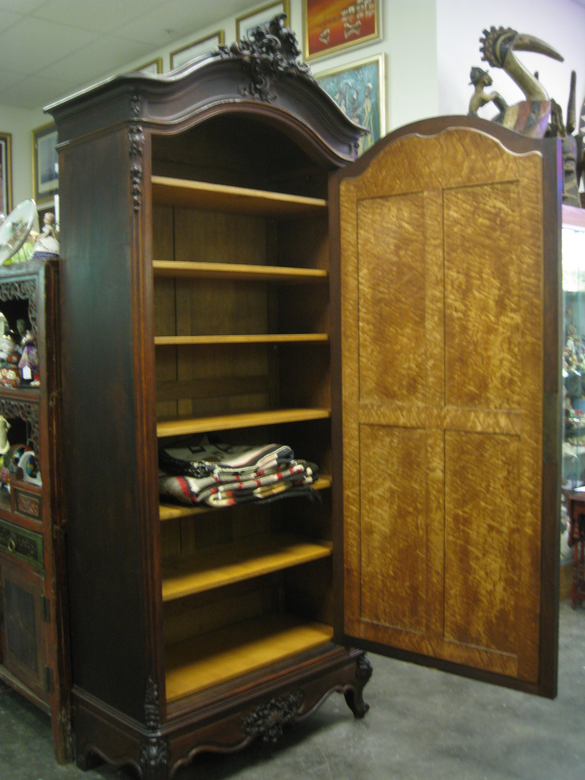 Antiques, Art, and Collectibles Vintage Armoire Old World Antique