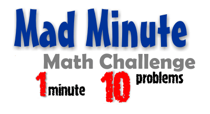 Mad Minute Math Softschools