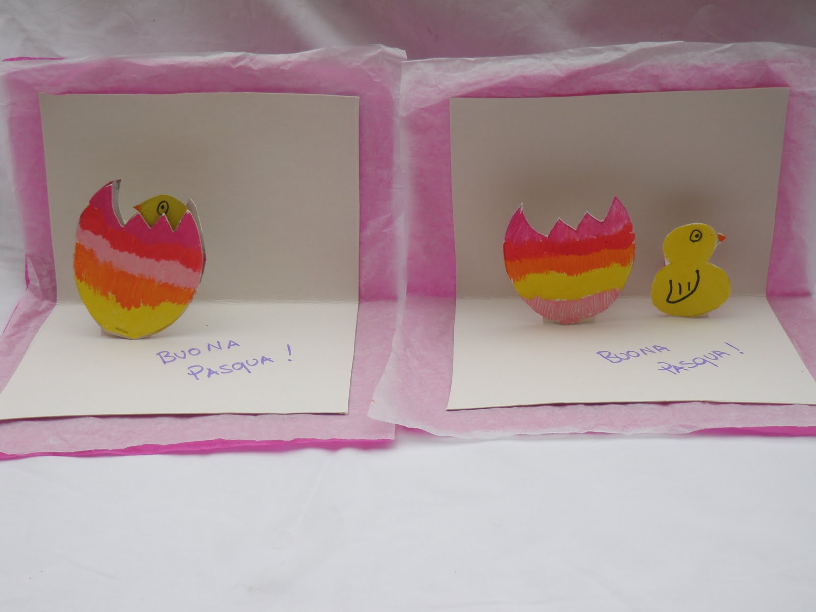 biglietti pop up di pasqua