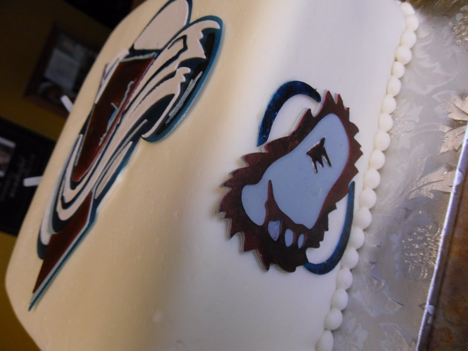 Cake Concepts by Cathy: Grooms Cake for Avalanche fan...