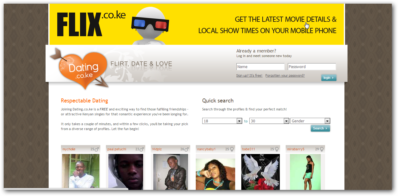 Kenyan dating sites free