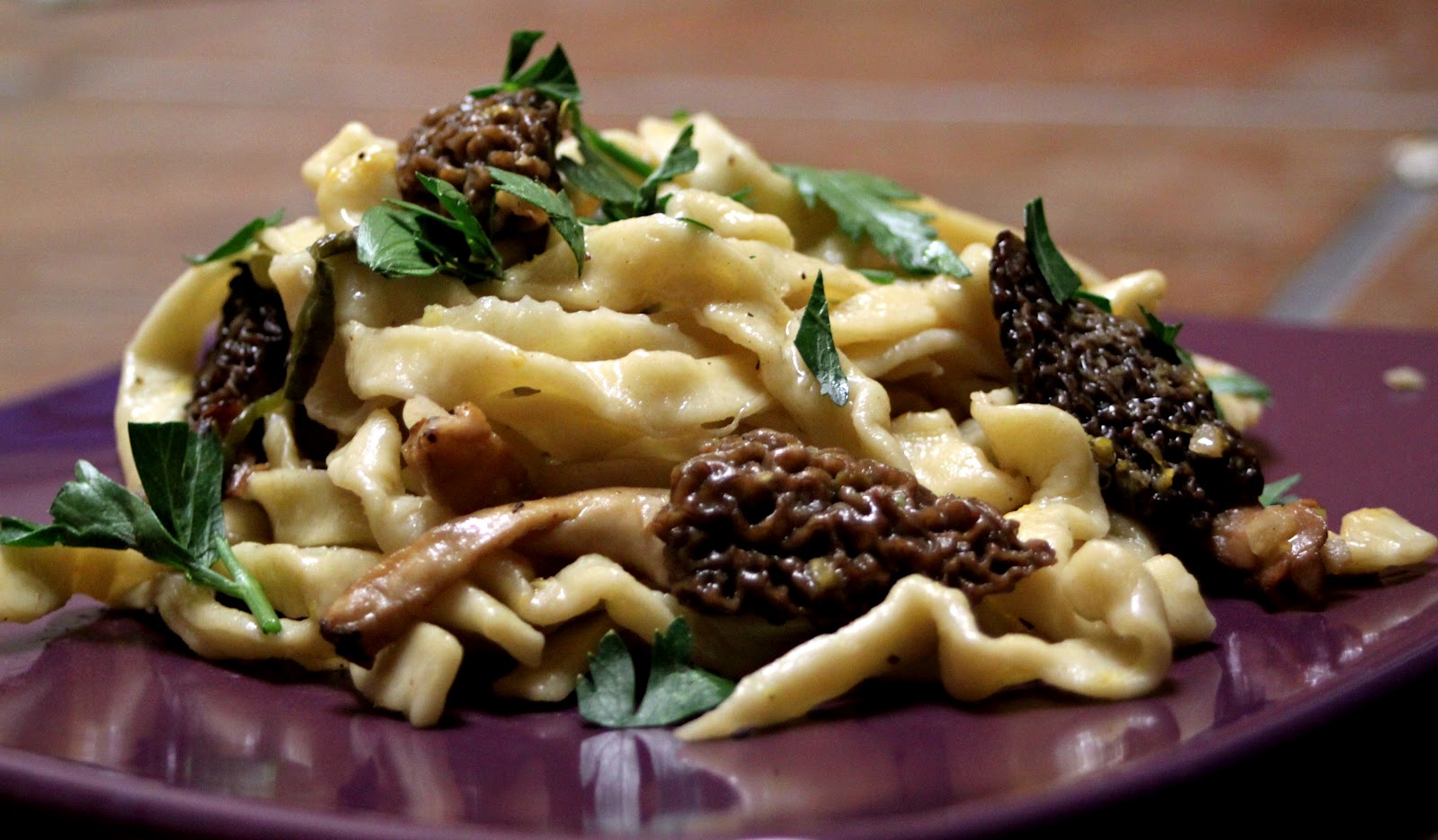 Badger Kitchen Morel Mushroom Fettuccine