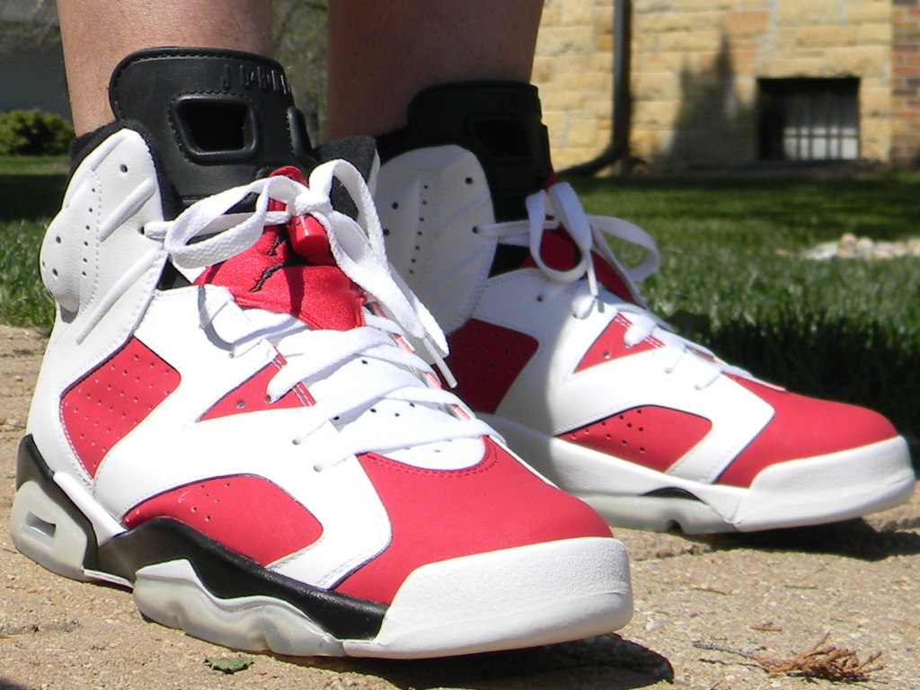 carmines 6s on feet