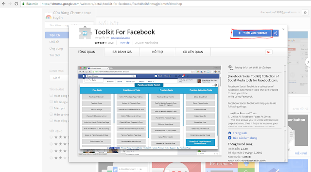 Hướng Dẫn Sử Dụng Toolkit For Facebook Với Nhiều Tính Năng Hay
