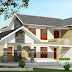 Kerala model sloped roof house