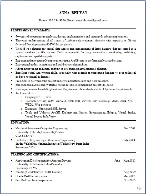 Current Resume Sample For Older Student Current Resume Sample For Older Student