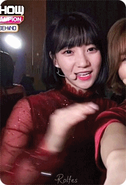 앞머리 있는 오마이걸 비니.gif | 인스티즈