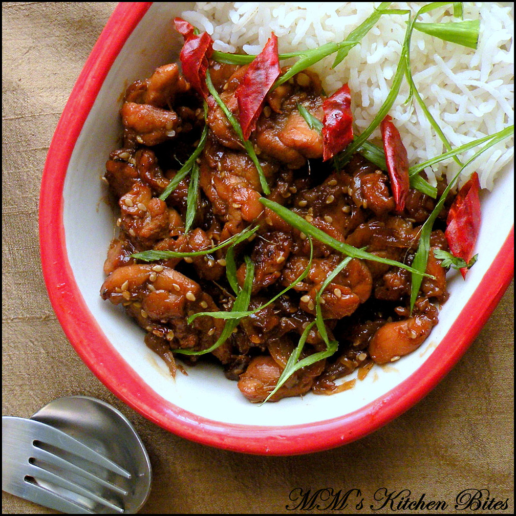 MM's Kitchen Bites Ginger Chicken...when the heat strikes!!!