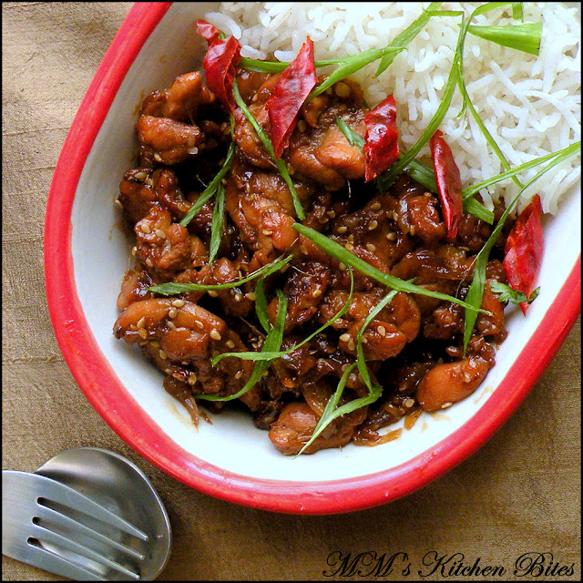 MM's Kitchen Bites Ginger Chicken...when the heat strikes!!!