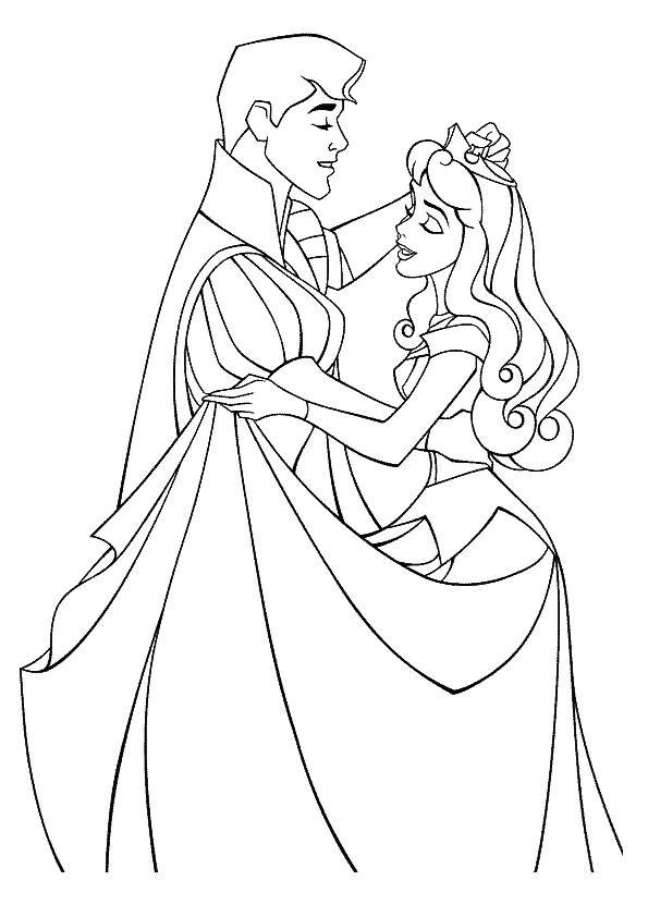 p is for princess coloring pages - photo #7