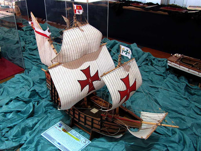 Model of Christopher Columbus Santa Maria, by Salvatore Giallombardo, TAN 2012, Livorno