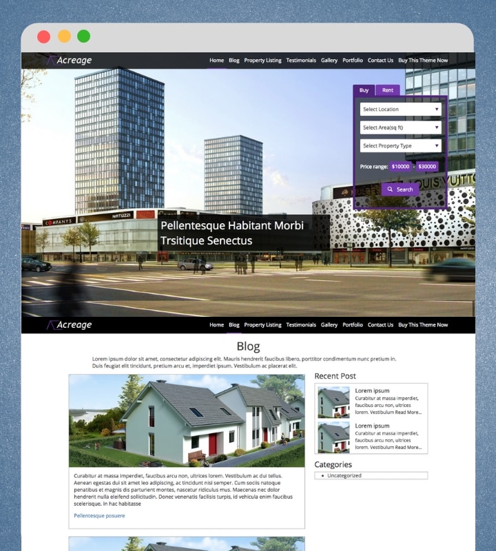 Acreage (Premium Real Estate WordPress Theme)