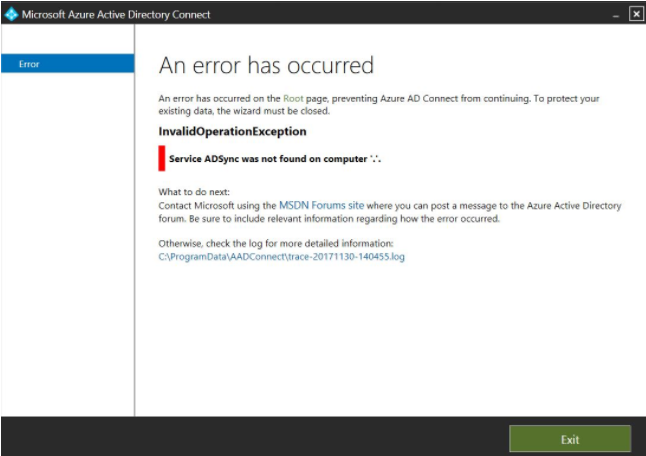 Failed Install Azure AD Connect Orbid365 failed-install-azure-ad-connect-orbid365