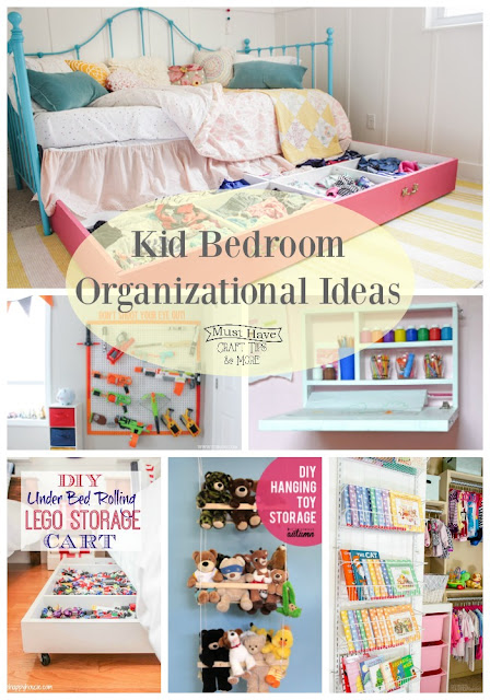 Kid's Bedroom Organization Ideas