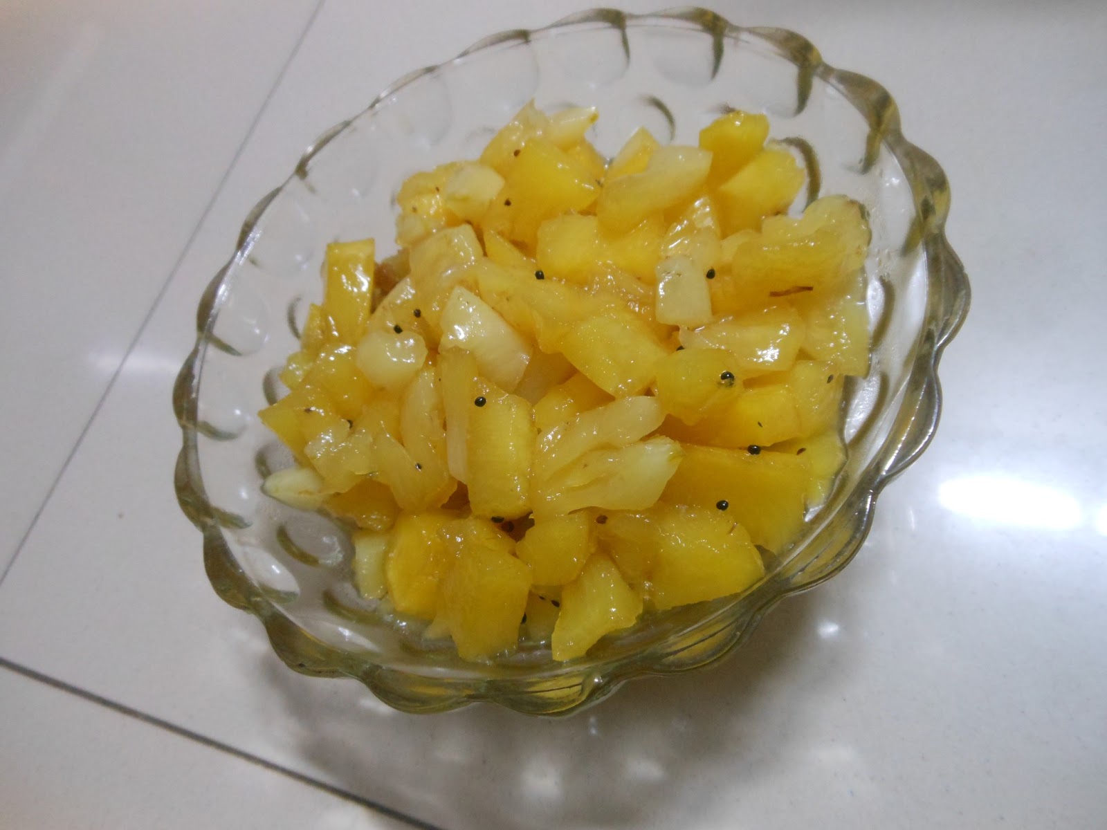 Salt and Pepper (With a Lot of Spice!) Bengali Style Pineapple