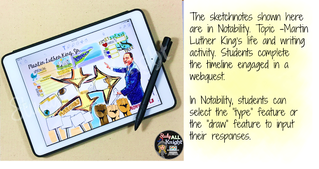 If you're students are getting bored with every day note taking, you HAVE to try visual note-taking! This is a great way to allow your 4th, 5th, 6th, 7th, 8th, 9th, 10th, 11th, or 12th grade classroom students to use the full benefits of Google Classroom OR Microsoft Classroom. Plus the integration of apps (such as Notability and OneNote) makes it easy to use both SketchNotes & Doodle Notes in your upper elementary, middle school, or high school classroom easily! Click through now to learn how!