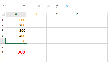 Moyenne avec cellule vide Moyenne avec cellule vide