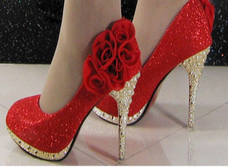 Sapato vermelho para festa - Diva dos sapatos