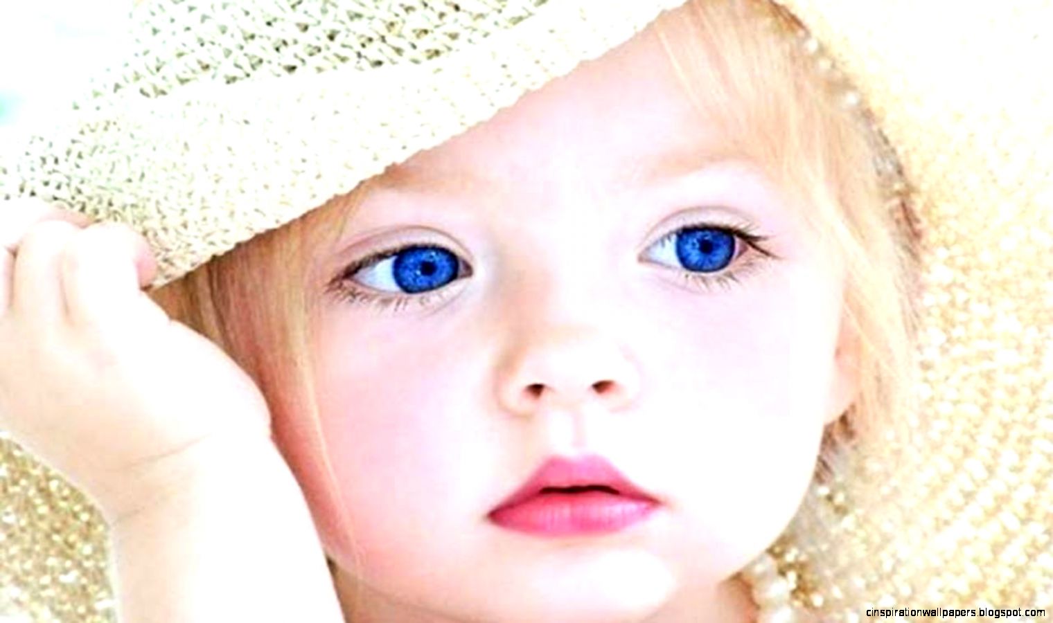 Cute Baby Girls with Blue Eyes