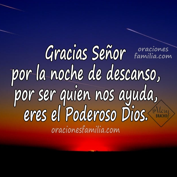 Oración corta de buenas noches para dormir tranquilo, confiando en Dios, frases cristianas de fe para orar antes de dormir pidiendo protección a Dios por Mery Bracho. Salmo 121.