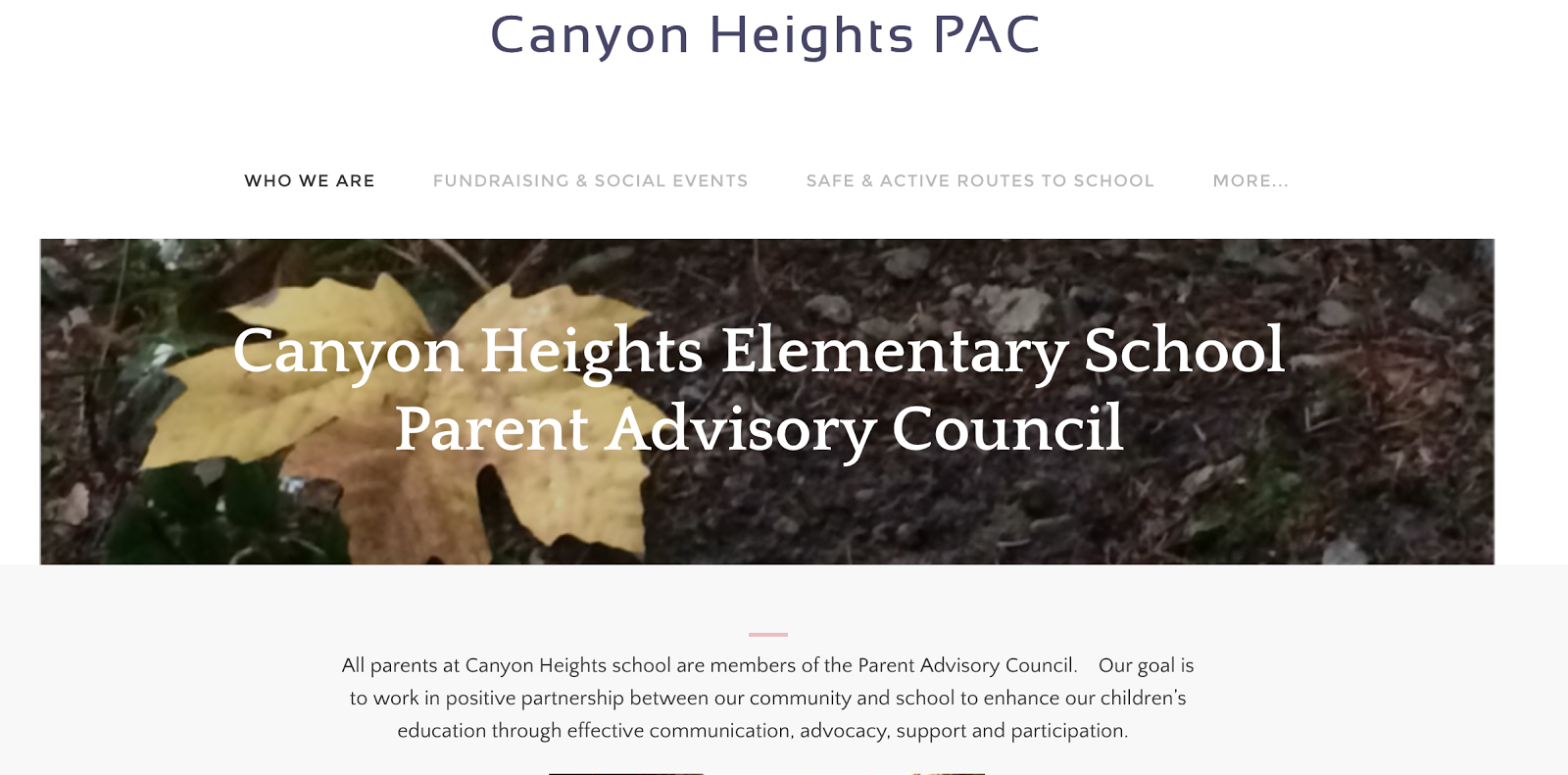 Canyon Heights Elementary PAC