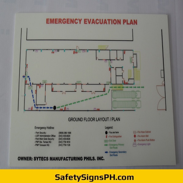 Photoluminescent Evacuation Plans Philippines