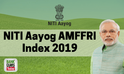 NITI Aayog AMFFRI Index 2019: Highlights