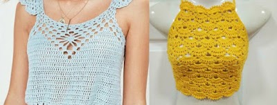Top crochet patrones