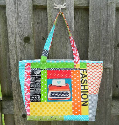 oh. so. scrappy patchwork tote
