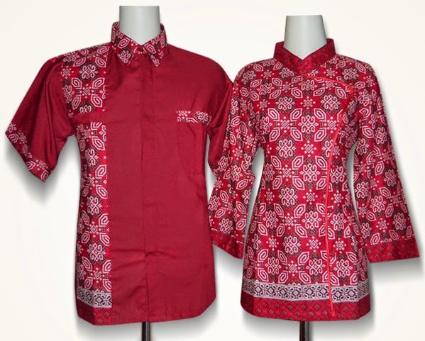 Model, Desain, Gambar Model Baju Batik Wanita Modern Terbaru