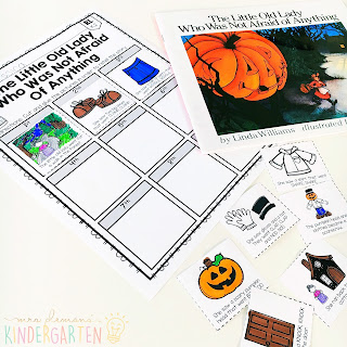 We love reading and learning about Halloween in our kindergarten classroom, but planning meaningful comprehension activities can be a challenge. This Halloween: Read & Respond pack made it super easy to teach 5 comprehension skills for 5 of our favorite picture books. Students especially love the themed crafts and writing prompts too!