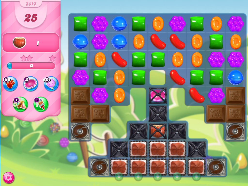 Candy Crush Saga level 3412 Candy Crush Saga level 3412