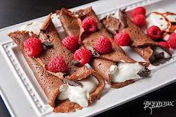 HEALTHY CHOCOLATE CREPES {GLUTEN AND GRAIN FREE}