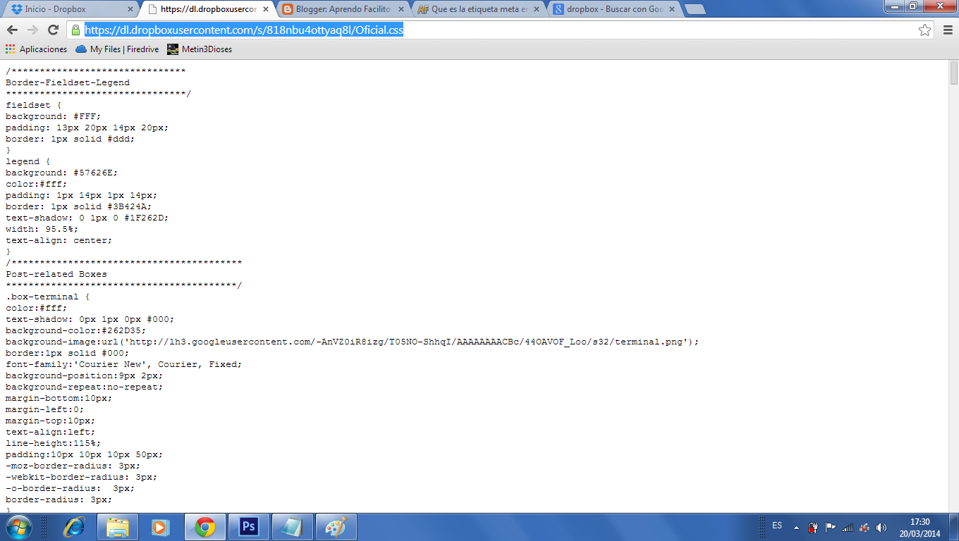 Como subir archivos css y js a dropbox y que funcionen - Aprendo Facilito