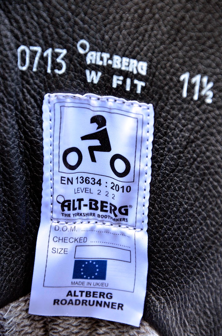 Alt-Berg Motorcycle boots review