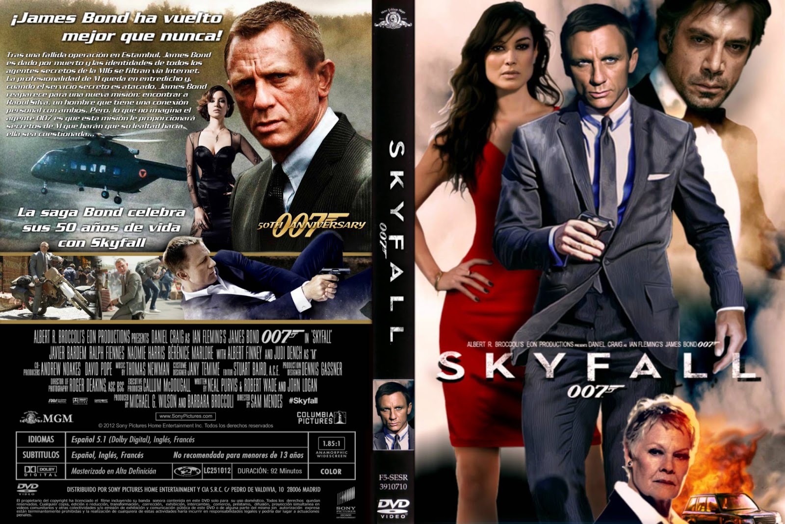 IC ENTERTAINMENT: 007:SKYFALL
 Skyfall Dvd Cover